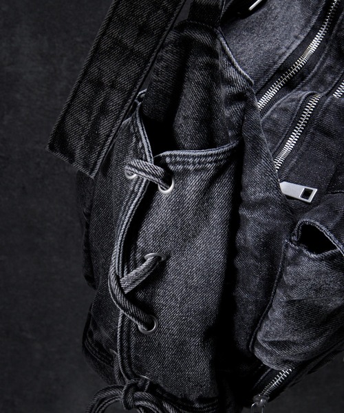 ADRER（アドラー）の「vintage denim shoulder bag（ショルダー