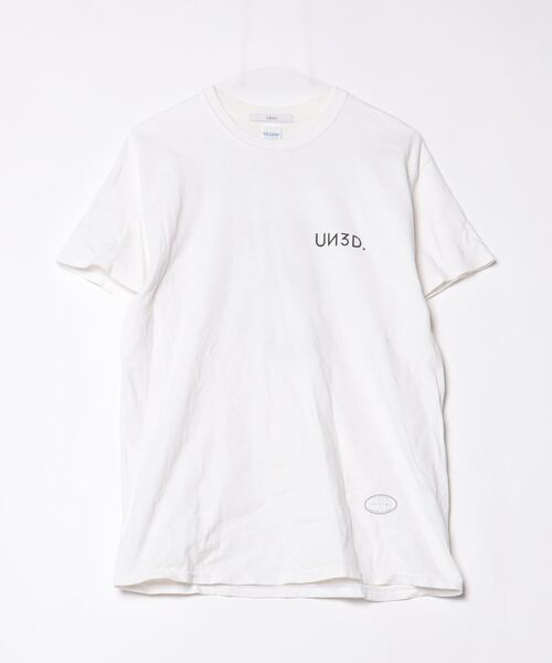 UN3D.(アンスリード)の「半袖Tシャツ(Tシャツ/カットソー・レディース・ホワイト・M)」の1枚目の写真