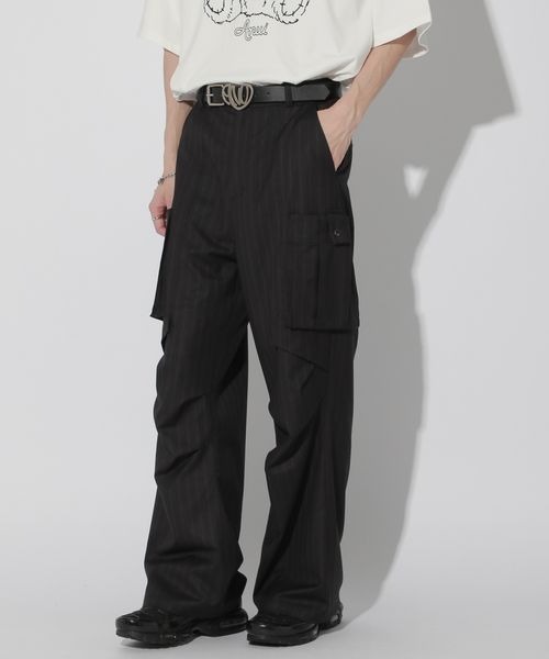 Anui（アニュイ）の「【UNISEX/2サイズ展開/SETUP対応】スリムカーゴパンツ（その他パンツ・レディース・グレー/ブラック・SMALL/MEDIUM）」の8枚目の写真