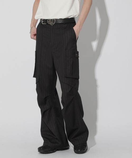 Anui（アニュイ）の「【UNISEX/2サイズ展開/SETUP対応】スリムカーゴパンツ（その他パンツ・レディース・グレー/ブラック・SMALL/MEDIUM）」の12枚目の写真