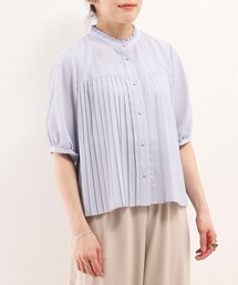 MICO COULIER | ジョーゼットプリーツブラウス(シャツ/ブラウス)