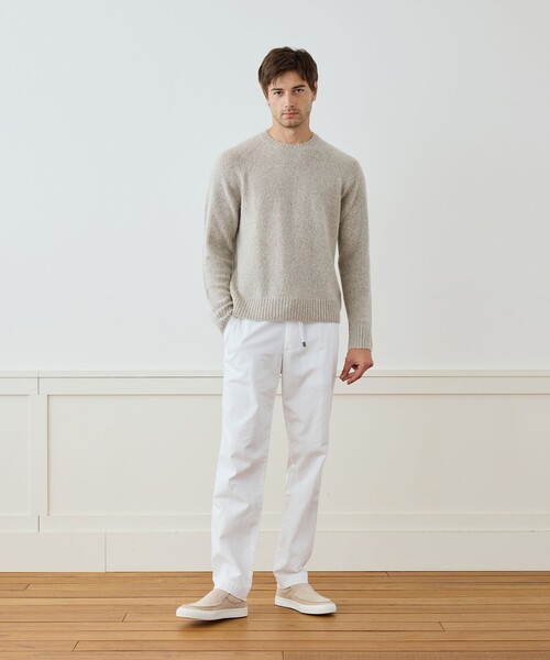 JAMES PERSE(ジェームスパース)の「コットンリネン ドローストリングパンツ MLCE1399(その他パンツ・メンズ・ホワイト/ベージュ/ブラック・0/1/3)」の4枚目の写真