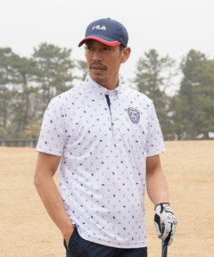IRISHMAN アイリッシュマン 半袖モックネックシャツ ホワイトM IRISHMAN アイリッシュマン 半袖モックネックシャツ ホワイトM