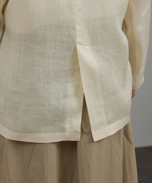 ラミーシアージャケット　アイボリー　saronアダムエロペ SALON adam et rope'（サロン アダム エ ロペ） ジャケット テーラード