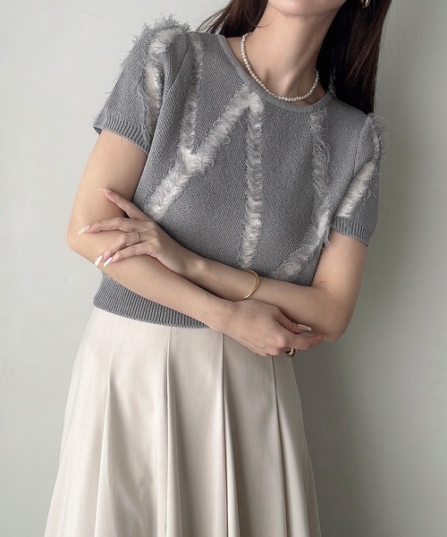 【メーテル999 】Blumarine レモンプリント 半袖ニット メーテル999 】Blumarine レモンプリント 半袖ニット セール
