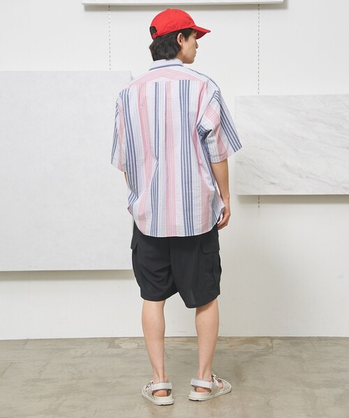 J.PRESS YORK STREET(ジェイプレスヨークストリート)の「【UNISEX】リネンライクイージーカーゴ ハーフパンツ(その他パンツ・メンズ・ブラック系/ブラウン系/ライトグリーン系/ライトグレー系・LARGE/SMALL)」の15枚目の写真