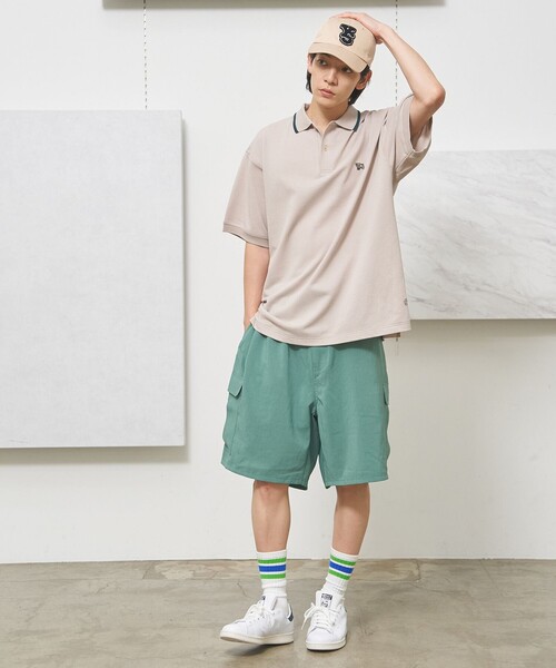 J.PRESS YORK STREET(ジェイプレスヨークストリート)の「【UNISEX】リネンライクイージーカーゴ ハーフパンツ(その他パンツ・メンズ・ブラック系/ブラウン系/ライトグリーン系/ライトグレー系・LARGE/SMALL)」の21枚目の写真