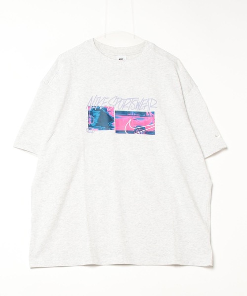 NIKE（ナイキ）の「ナイキ NIKE ナイキ  NSW OS OPP1 S/S Tシャツ（Tシャツ/カットソー・レディース・グレー/グリーン/ホワイト・M/L）」の3枚目の写真