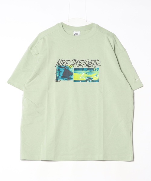 NIKE（ナイキ）の「ナイキ NIKE ナイキ  NSW OS OPP1 S/S Tシャツ（Tシャツ/カットソー・レディース・グレー/グリーン/ホワイト・M/L）」の6枚目の写真