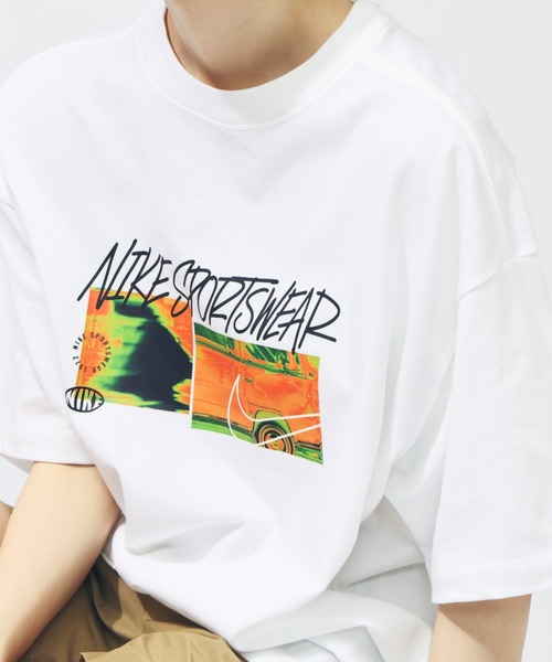 NIKE（ナイキ）の「ナイキ NIKE ナイキ  NSW OS OPP1 S/S Tシャツ（Tシャツ/カットソー・レディース・グレー/グリーン/ホワイト・M/L）」の19枚目の写真