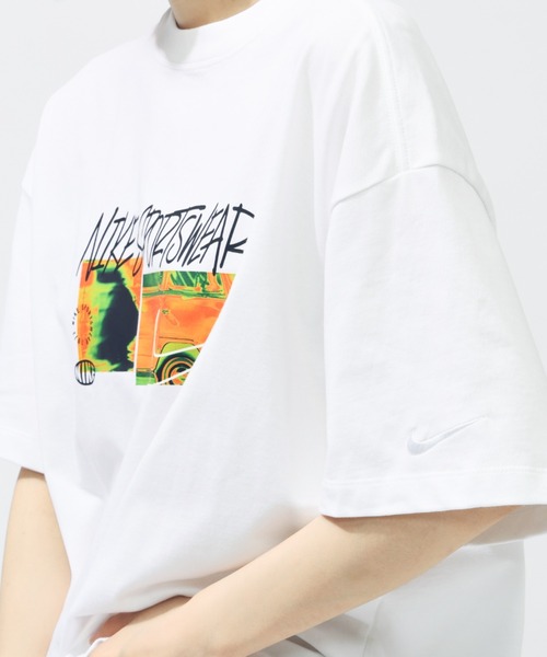 NIKE（ナイキ）の「ナイキ NIKE ナイキ  NSW OS OPP1 S/S Tシャツ（Tシャツ/カットソー・レディース・グレー/グリーン/ホワイト・M/L）」の18枚目の写真