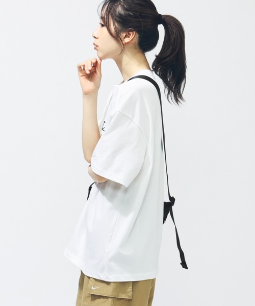 NIKE（ナイキ）の「ナイキ NIKE ナイキ  NSW OS OPP1 S/S Tシャツ（Tシャツ/カットソー・レディース・グレー/グリーン/ホワイト・M/L）」の17枚目の写真