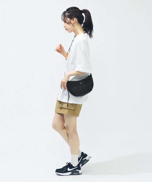 NIKE（ナイキ）の「ナイキ NIKE ナイキ  NSW OS OPP1 S/S Tシャツ（Tシャツ/カットソー・レディース・グレー/グリーン/ホワイト・M/L）」の15枚目の写真