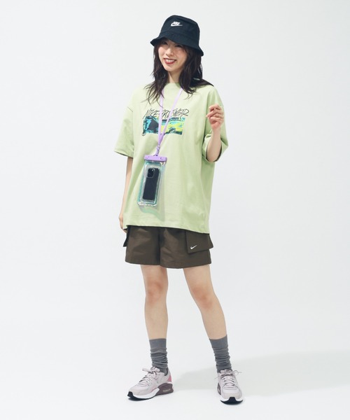 NIKE（ナイキ）の「ナイキ NIKE ナイキ  NSW OS OPP1 S/S Tシャツ（Tシャツ/カットソー・レディース・グレー/グリーン/ホワイト・M/L）」の10枚目の写真