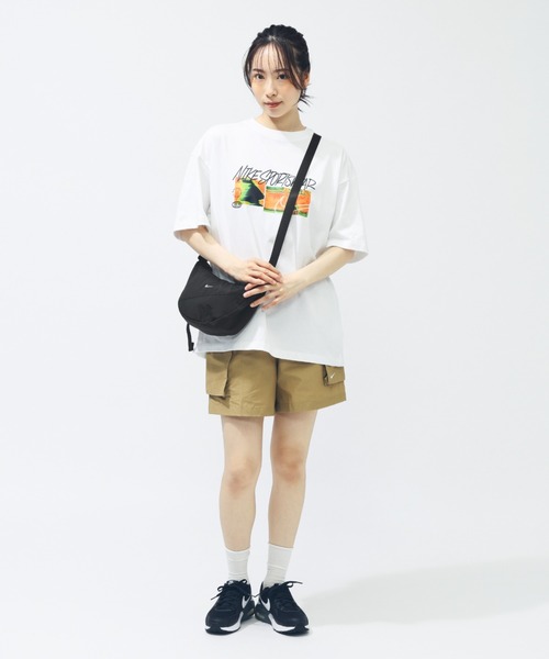 NIKE（ナイキ）の「ナイキ NIKE ナイキ  NSW OS OPP1 S/S Tシャツ（Tシャツ/カットソー・レディース・グレー/グリーン/ホワイト・M/L）」の20枚目の写真