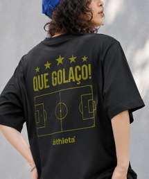 ATHLETA（アスレタ）の「【ZOZO限定・新柄追加】≪ATHLETA/アスレタ≫ブラジルのフットボールムードが映える大人のプリントTシャツ。ゆるっと体型カバーしながらレディースもメンズも着回せるサイズ対応（Tシャツ/カットソー）」