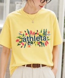 ATHLETA（アスレタ）の「【ZOZO限定・新柄追加】≪ATHLETA/アスレタ≫ブラジルのフットボールムードが映える大人のプリントTシャツ。ゆるっと体型カバーしながらレディースもメンズも着回せるサイズ対応（Tシャツ/カットソー）」