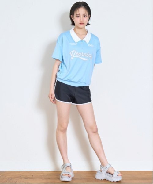 セール】【SWIM】【水着】ハーフジップTシャツ3点セット（水着