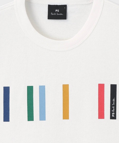 PS Paul Smith（ピーエスポールスミス）の「カラーブロックプリント 半袖カットソー / 152565 204Z（Tシャツ/カットソー・メンズ・オフホワイト/ブラック/ライトグリーン・X-LARGE/LARGE/MEDIUM/SMALL）」の14枚目の写真