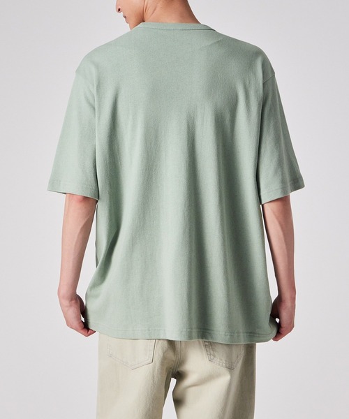 PS Paul Smith（ピーエスポールスミス）の「カラーブロックプリント 半袖カットソー / 152565 204Z（Tシャツ/カットソー・メンズ・オフホワイト/ブラック/ライトグリーン・X-LARGE/LARGE/MEDIUM/SMALL）」の11枚目の写真