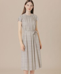 【WEB・一部店舗限定】レードルプリントワンピース