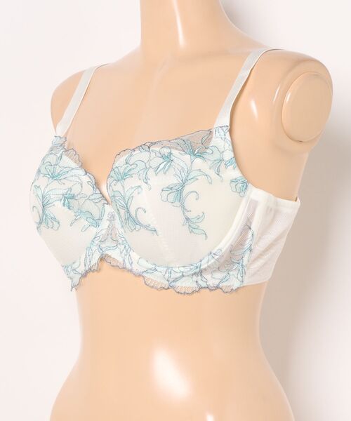 Triumph（トリンプ）の「天使のブラ スリムライン 極上ライト634 ブラジャー【B,Cカップ】 TR634 WHU（ブラジャー・レディース・ブルー/ベージュ/ホワイト/ピンク・C80/C75/C65/C70/B70/B75/C85/C90/C95）」の21枚目の写真