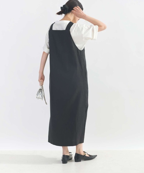 PICCIN(ピッチン)の「前後2wayリネンワンピース(ワンピース・レディース・ブラック/ベージュ・M)」の13枚目の写真