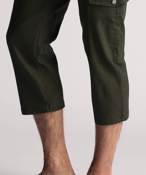 NICOLE CLUB FOR MEN（ニコルクラブフォーメン）の「【２５モデルEC限定再販売】ガムストレッチ　クロップドカーゴパンツ（その他パンツ・メンズ・ブラック系/チャコール/カーキ系/ネイビー・SMALL/MEDIUM/X-LARGE/LARGE）」の16枚目の写真