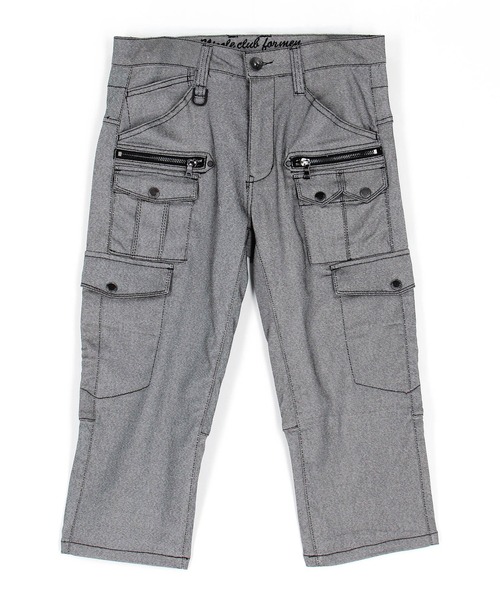 NICOLE CLUB FOR MEN（ニコルクラブフォーメン）の「【２５モデルEC限定再販売】ガムストレッチ　クロップドカーゴパンツ（その他パンツ・メンズ・ブラック系/チャコール/カーキ系/ネイビー・SMALL/MEDIUM/X-LARGE/LARGE）」の18枚目の写真