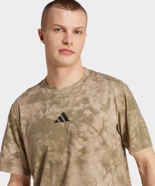 adidas プレミアム　クロシェ　カリ半袖シャツ　Vネックケーブルニットセット T_JD1076_db23_hover_model.tiff.jpg