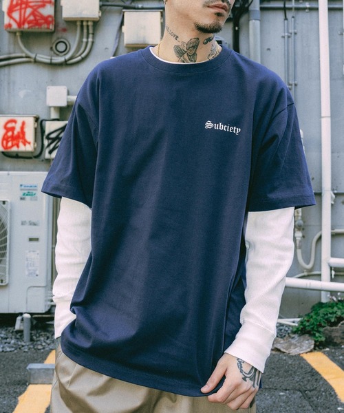 Subciety（サブサエティ）の「1dollar eagle tee（Tシャツ/カットソー・メンズ・ブラック/ホワイト/ネイビー・SMALL/MEDIUM/LARGE/X-LARGE/XX-LARGE）」の3枚目の写真