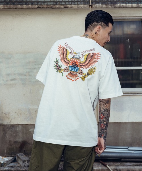 Subciety（サブサエティ）の「1dollar eagle tee（Tシャツ/カットソー・メンズ・ブラック/ホワイト/ネイビー・SMALL/MEDIUM/LARGE/X-LARGE/XX-LARGE）」の5枚目の写真