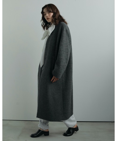 アンヌーク anuke Ecoleather Heel Slip-ons 38 Ecoleather Heel Slip