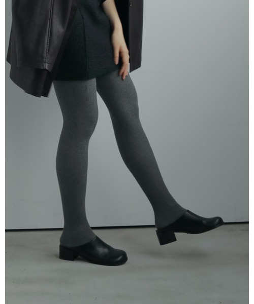 Ecoleather Heel Slip-ons（スリッポン）｜anuke（アンヌーク