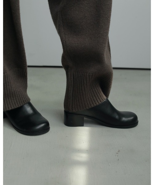 Ecoleather Heel Slip-ons（スリッポン）｜anuke（アンヌーク）の