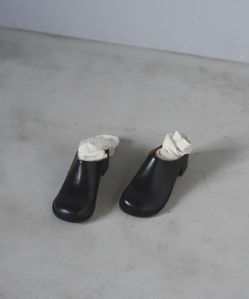 Ecoleather Heel Slip-ons（スリッポン）｜anuke（アンヌーク）の