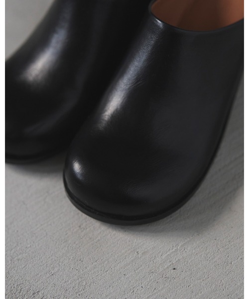 Ecoleather Heel Slip-ons（スリッポン）｜anuke（アンヌーク