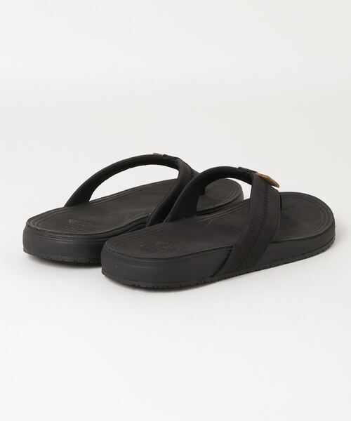 BILLABONG（ビラボン）の「ビラボン BILLABONG LEATHER THONGS マリン ビーチサンダル（サンダル・メンズ・ブラック・26.0cm/27.0cm/28.0cm）」の2枚目の写真
