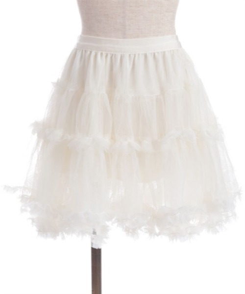 axes femme（アクシーズファム）の「チュールミニスカート（スカート・レディース・キナリ/ブラック・FREE）」の22枚目の写真