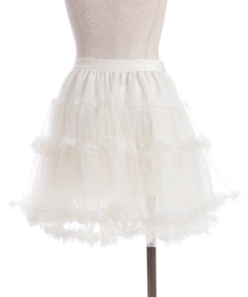 axes femme（アクシーズファム）の「チュールミニスカート（スカート・レディース・キナリ/ブラック・FREE）」の13枚目の写真