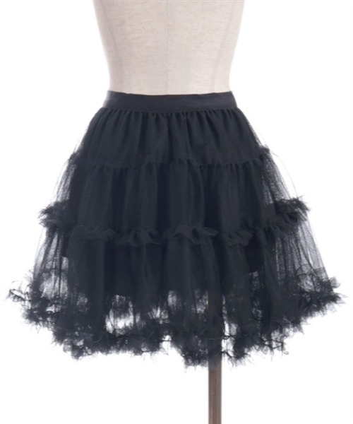 axes femmeフリル付き　チュールミニスカート axes femme スカート チュールミニスカート : ZOZOTOWN Yahoo!店