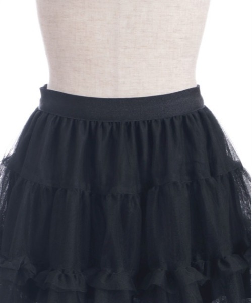 axes femme（アクシーズファム）の「チュールミニスカート（スカート・レディース・キナリ/ブラック・FREE）」の11枚目の写真