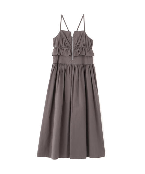 FREE'S MART（フリーズマート）の「◆ペプラムキャミティアードワンピース（ワンピース・レディース・グレー/ホワイト/ベージュ/ブルー・SMALL/MEDIUM）」の5枚目の写真