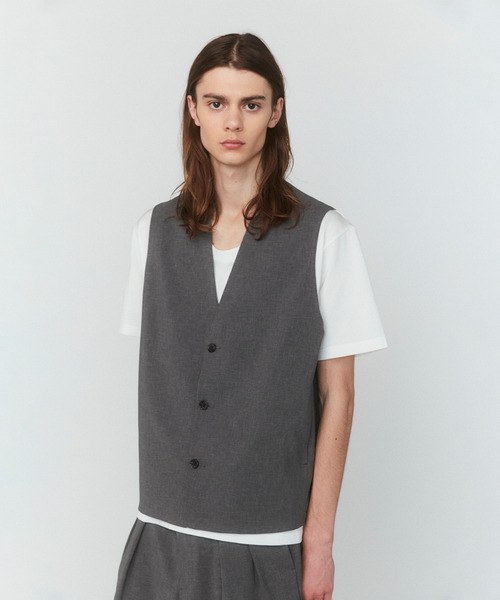 VICTIM（ヴィクティム）の「VICTIM ヴィクティム / HEAVY COTTON TEE シルクライクヘビーコットンベーシックTシャツ / VTM-25-CS-006（Tシャツ/カットソー・メンズ・ホワイト/ブラック/グレー・1/2/3）」の13枚目の写真