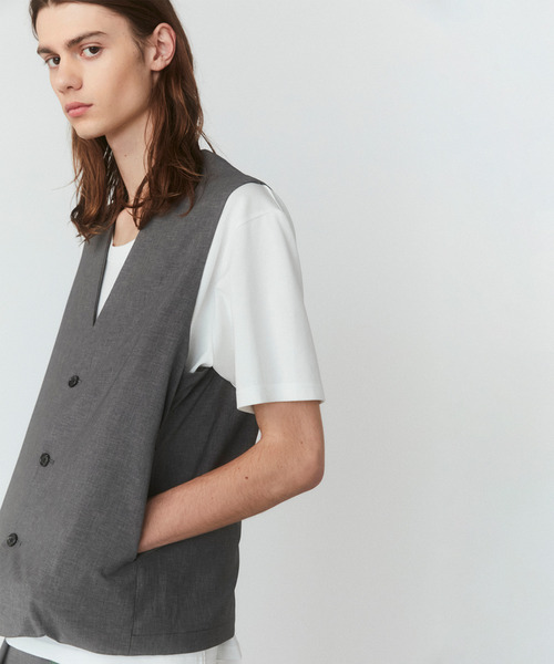 VICTIM（ヴィクティム）の「VICTIM ヴィクティム / HEAVY COTTON TEE シルクライクヘビーコットンベーシックTシャツ / VTM-25-CS-006（Tシャツ/カットソー・メンズ・ホワイト/ブラック/グレー・1/2/3）」の9枚目の写真