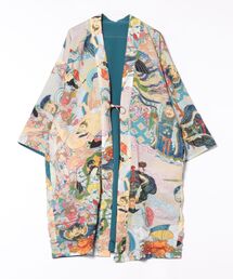 【倭物やカヤ】着る、NIPPON ART 浮世色メンズ羽織