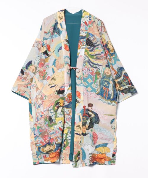 倭物やカヤ(ワモノヤカヤ)の「【倭物やカヤ】着る、NIPPON ART 浮世色メンズ羽織(カーディガン/ボレロ・メンズ・その他1/その他2/その他3/その他4・FREE)」の1枚目の写真