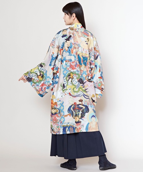 倭物やカヤ(ワモノヤカヤ)の「【倭物やカヤ】着る、NIPPON ART 浮世色メンズ羽織(カーディガン/ボレロ・メンズ・その他1/その他2/その他3/その他4・FREE)」の18枚目の写真