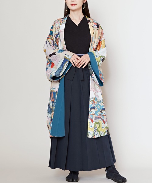 倭物やカヤ(ワモノヤカヤ)の「【倭物やカヤ】着る、NIPPON ART 浮世色メンズ羽織(カーディガン/ボレロ・メンズ・その他1/その他2/その他3/その他4・FREE)」の21枚目の写真