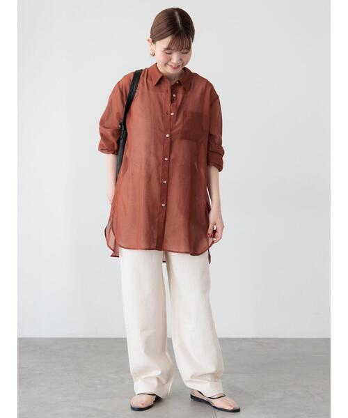 Lugnoncure（ルノンキュール）の「ストレートデニムパンツ（その他パンツ・レディース・グレー/オフホワイト/サックスブルー・L/M）」の8枚目の写真